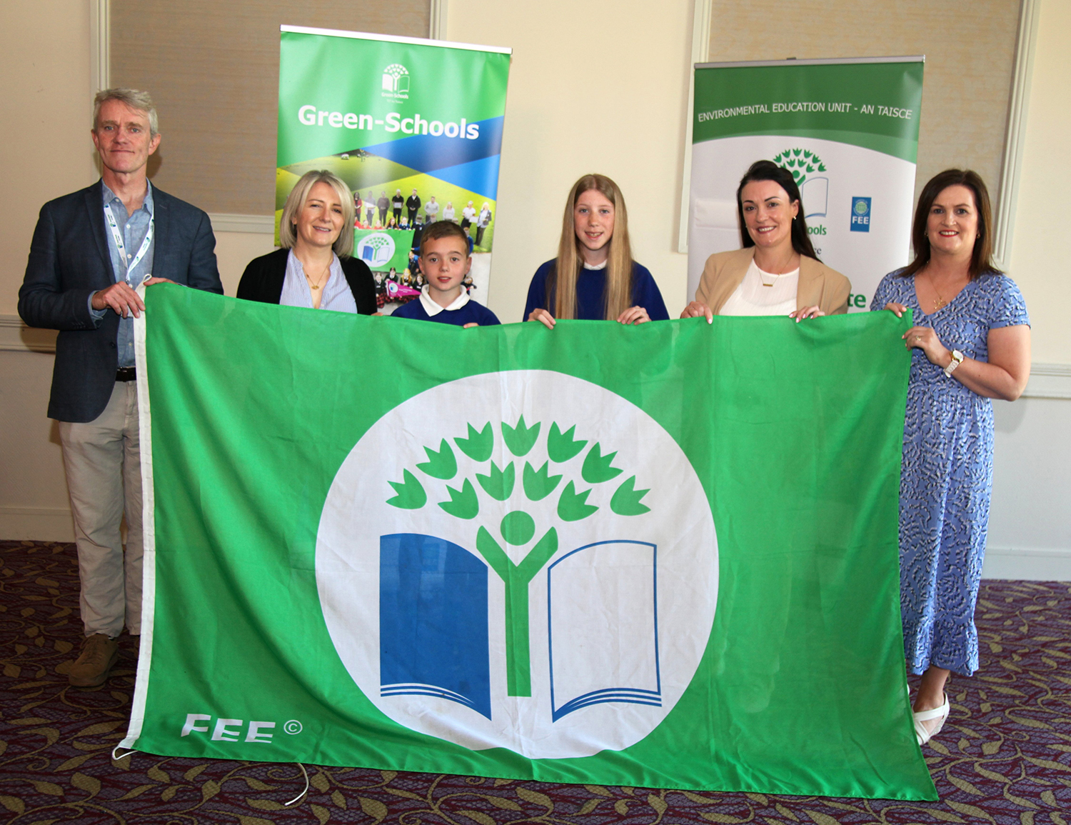  Green flag - St. Michaels NS, Cloonacool, Tubbercurry 